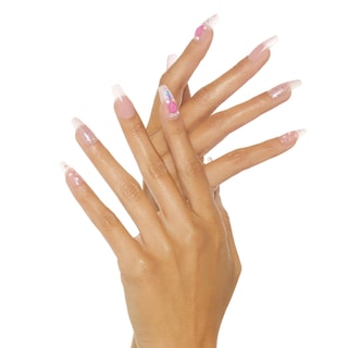 Foto 5 | Foto 5 | Press On Nails Kiss Majestic 'lovely Bubbly' Pink Con Pegamento De 2 G - Venta Internacional.