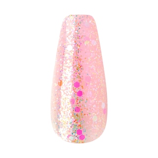 Foto 6 | Foto 6 | Press On Nails Kiss Majestic 'lovely Bubbly' Pink Con Pegamento De 2 G - Venta Internacional.
