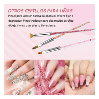 Foto 4 | Foto 4 | Pinceles Liner Mano Alzada Punteros 9 Pzs Coloridos