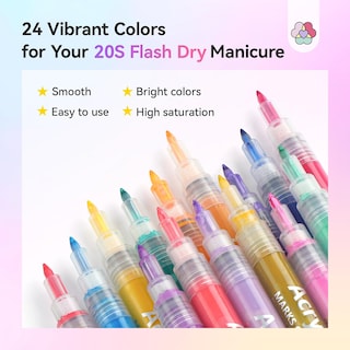 Foto 4 | Foto 4 | Juego De Rotuladores Para Uñas Saviland Essentials, 24 Colores, 0,7 Mm - Venta Internacional.