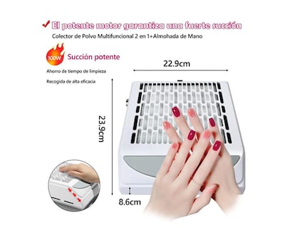 Foto 2 | Foto 2 | Extractor Polvo Uñas Prof 120w Nailpure 120