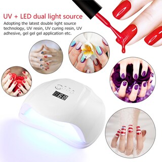 Foto 5 | Foto 5 | Lámpara Para Secador De Uñas Lcd Esmalte En Gel 36 Led/sensor De Infrarrojos Uv 54 W - Venta Internacional.