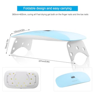 Foto 5 | Foto 5 | Lámpara De Uñas Lcd Plegable 24 W Secador De Esmalte De Uñas Con Temporizador De 30 Segundos - Venta Internacional.
