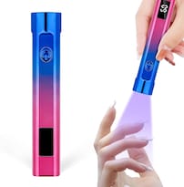 Lámpara Led Portátil Para Uñas Recargable Con Temporizador - Aluminio