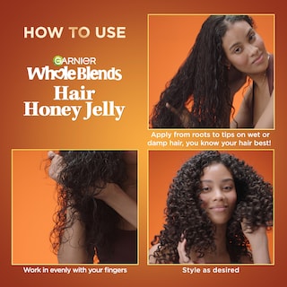 Foto 5 | Foto 5 | Gel Para El Cabello Garnier Whole Blends Hair Honey Jelly, 400 Ml, Paquete De 2 - Venta Internacional.