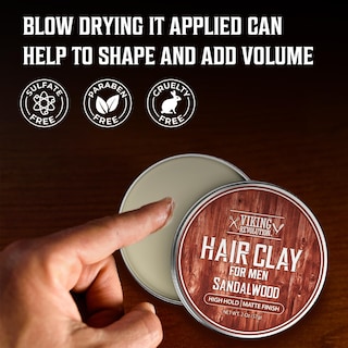 Foto 6 | Foto 6 | Arcilla Para El Cabello Viking Revolution Sandalwood, 60 Ml, Para Hombre - Venta Internacional.