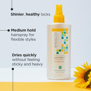 Foto 2 | Foto 2 | Spray Para El Cabello Andalou Naturals Brilliant Shine Sunflower 240 Ml - Venta Internacional.