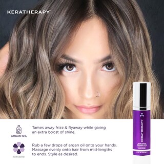 Foto 7 | Foto 7 | Aceite De Argán Keratherapy, Infusión De Queratina, 50 Ml, Para Cabello Seco Y Dañado - Venta Internacional.