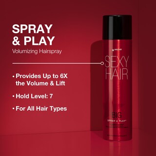 Foto 2 | Foto 2 | Hairspray Sexyhair Big Spray & Play Voluminizador 45 Ml Para Viajes - Venta Internacional.
