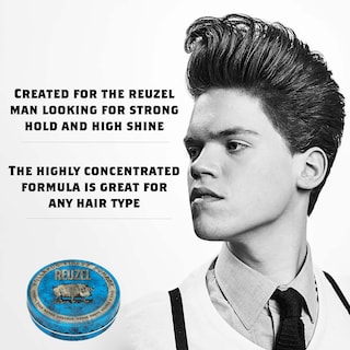 Foto 2 | Foto 2 | Pomada Reuzel Blue Strong Hold Soluble en Agua 113 g para Hombre - Venta Internacional