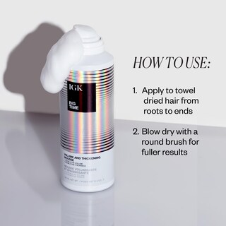 Foto 5 | Foto 5 | Mousse Igk Big Time Para Volumen Y Espesamiento, 180 Ml, Vegano, Libre De Crueldad Animal - Venta Internacional.