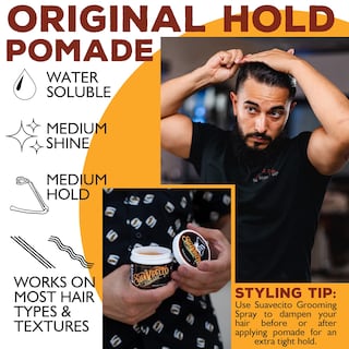 Foto 4 | Foto 4 | Pomada Para El Cabello Suavecito Original Hold 118 Ml X 3 Para Hombre - Venta Internacional.