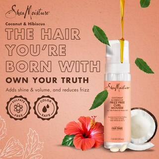 Foto 3 | Foto 3 | Mousse Rizado Sin Encrespamiento Sheamoisture Coco E Hibisco 220 Ml - Venta Internacional