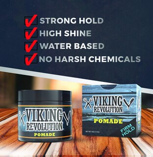 Foto 3 | Foto 3 | Pomada Viking Revolution Firm Strong Hold High Brillo 120 Ml - Venta Internacional.