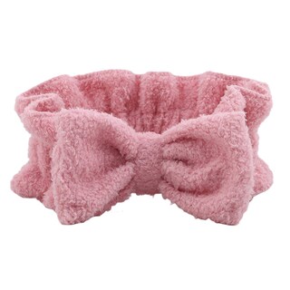 Foto 2 | Foto 2 | Diadema Huoguo Soft Top Bowknot Wash Para Maquillaje Facial Rosa - Venta Internacional.