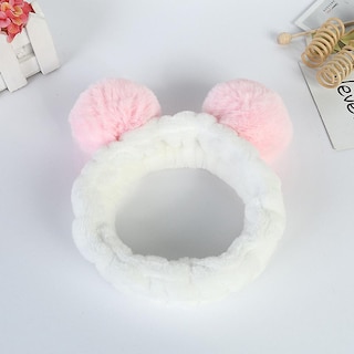Foto 2 | Foto 2 | Diadema Huoguo Fluffy Elastic Panda Ear Para Mujer - Venta Internacional.