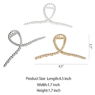 Foto 1 | Foto 1 | Pinzas Para El Pelo Huoguo Metal Para Mujer 11 4 Cm Paquete De 3 - Venta Internacional.