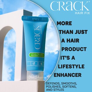 Foto 7 | Foto 7 | Crema Para Peinar Crack Hair Fix, Multitarea, Antiencrespamiento, 75 Ml, X2 - Venta Internacional.