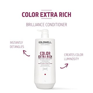 Foto 2 | Foto 2 | Acondicionador Goldwell Extra Rich Brilliance 1l - Venta Internacional.
