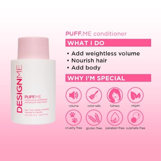 Foto 3 | Foto 3 | Acondicionador Design.me Puff.me Voluminizador De 300 Ml Sin Sulfatos - Venta Internacional.
