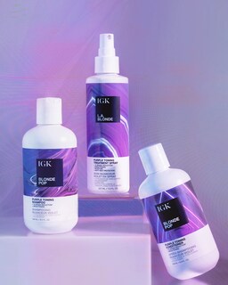 Foto 2 | Foto 2 | Acondicionador Igk Blonde Pop Liter Purple Rice Squalane - Venta Internacional.