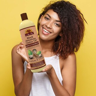 Foto 6 | Foto 6 | Acondicionador Sin Enjuague Okay Black, Aceite De Ricino Jamaicano, 1 Litro - Venta Internacional.