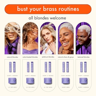 Foto 5 | Foto 5 | Acondicionador Amika Bust Your Brass Cool Blonde Repair 1000 Ml - Venta Internacional.
