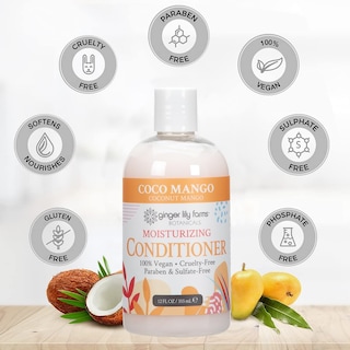 Foto 5 | Foto 5 | Acondicionador Hidratante Ginger Lily Farms, Coco Y Mango, 360 Ml X 6 - Venta Internacional.