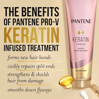 Foto 2 | Foto 2 | Acondicionador Sin Enjuague Pantene Keratin Con Aceite De Argán, 250 Ml - Venta Internacional.