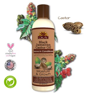 Foto 4 | Foto 4 | Acondicionador Leave In Okay Black, Aceite De Ricino Jamaicano, 240 Ml - Venta Internacional.