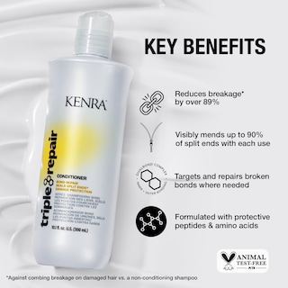 Foto 2 | Foto 2 | Acondicionador Kenra Triple Repair Para Enlaces Débiles, 1 Litro - Venta Internacional.