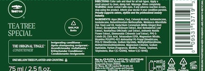 Foto 7 | Foto 7 | Acondicionador Tea Tree Special 75 Ml Para Todo Tipo De Cabello - Venta Internacional.