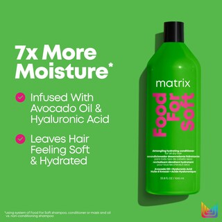 Foto 4 | Foto 4 | Acondicionador Matrix Food For Soft Hydrates, 1 Litro, Vegano - Venta Internacional.