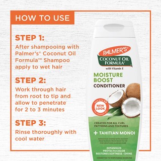 Foto 4 | Foto 4 | Acondicionador Palmer's Coconut Oil Moisture Boost 400 Ml (x2) - Venta Internacional.