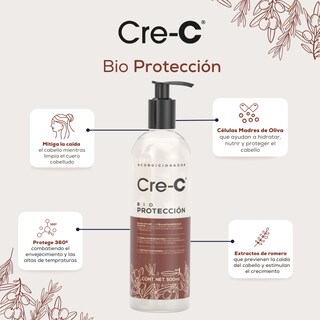 Foto 4 | Foto 4 | Acondicionador Cre-c Bio Protección 1l