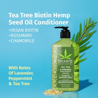Foto 2 | Foto 2 | Acondicionador Para El Cabello Hempz Biotin Con Árbol De Té Y Manzanilla, 500 Ml - Venta Internacional.