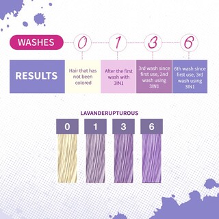 Foto 5 | Foto 5 | Limpiador Y Acondicionador Para El Cabello Punky Colour 3 En 1 Lavenderapturous - Venta Internacional.