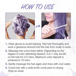 Foto 7 | Foto 7 | Limpiador Y Acondicionador Para El Cabello Punky Colour 3 En 1 Lavenderapturous - Venta Internacional.