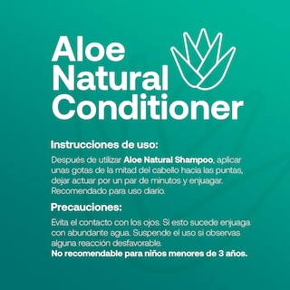 Foto 4 | Foto 4 | Acondicionador Natural De 800ml. Sin Parabenos Ni Sulfatos Con Aloe. Natural Conditioner B Life.