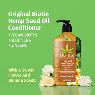 Foto 2 | Foto 2 | Acondicionador Hempz Biotin Original Light Floral & Banana, 500 Ml - Venta Internacional.