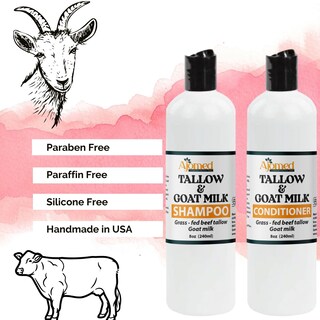 Foto 5 | Foto 5 | Set De Champú Y Acondicionador Con Leche De Cabra Y Sebo De Vaca, 240 Ml - Venta Internacional.