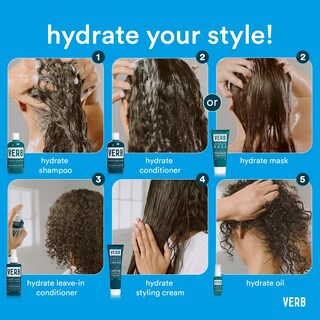 Foto 5 | Foto 5 | Acondicionador Verb Hydrate Para Cabello Seco Y Encrespado 355 Ml - Venta Internacional.