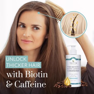 Foto 2 | Foto 2 | Acondicionador Tree To Tub, Activador De Biotina, Cafeína, Cabello Más Abundante - Venta Internacional.