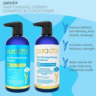 Foto 2 | Foto 2 | Set De Champú Y Acondicionador Pura D'or Hair Thinning Therapy - Venta Internacional.