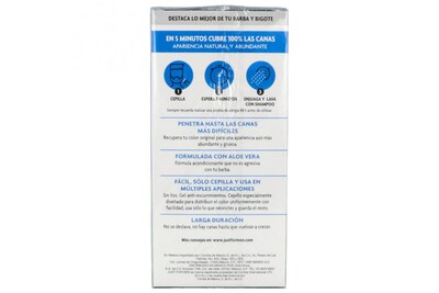 Foto 3 | Foto 3 | Tinte Just For Men para Barba y Bigote en Gel Tono Castaño Oscuro 28 Gr