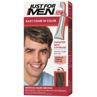Foto 7 | Foto 7 | Tinte Para El Cabello Solo Para Hombres, Fácil De Peinar, Color Marrón Oscuro Medio - Venta Internacional.