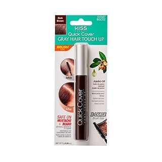 Foto 1 | Foto 1 | Hair Touch Up Kiss Quick Cover, Marrón Oscuro, 7 G Con Aceite De Jojoba - Venta Internacional.