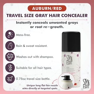 Foto 2 | Foto 2 | Root Touch Up Spray Style Edit Para Cabello Rojo Castaño - Venta Internacional.