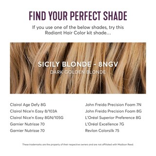 Foto 6 | Foto 6 | Kit De Coloración De Cabello Madison Reed Radiant Dark Champagne Blonde - Venta Internacional.