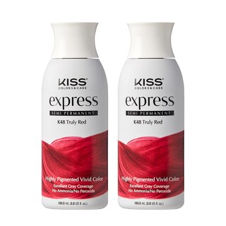 Foto 1 | Foto 1 | Tinte Para El Cabello Kiss Express Semipermanente 100 Ml - Venta Internacional.